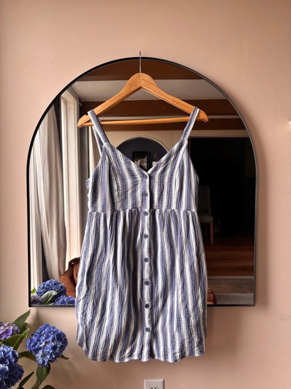 GENTLE FAWN | Lorelei cotton gauze mini dress | size medium - Picture 4 of 4